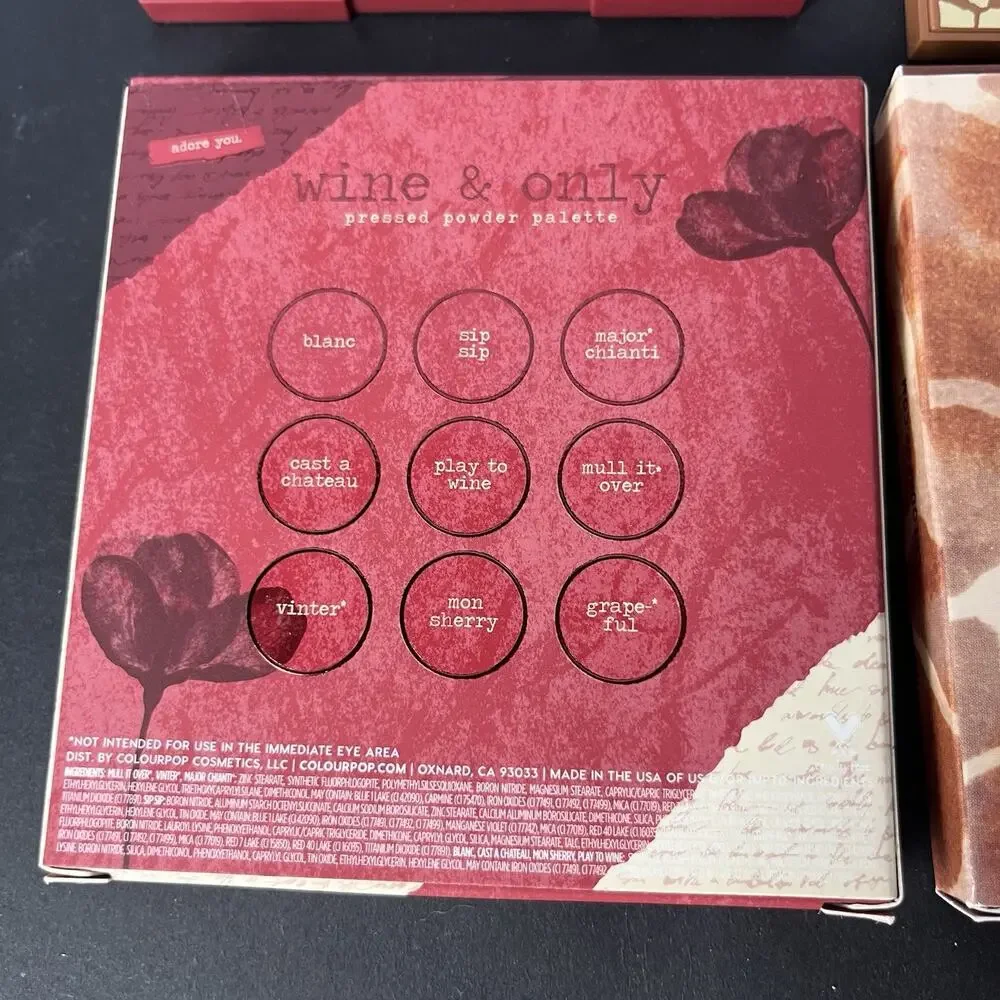Colourpop lot wine